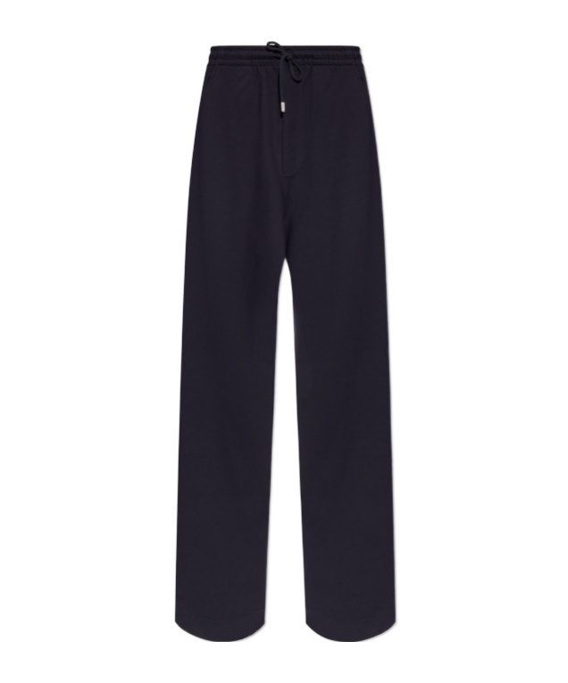 Dries Van Noten Drawstring Casual Pants In Black