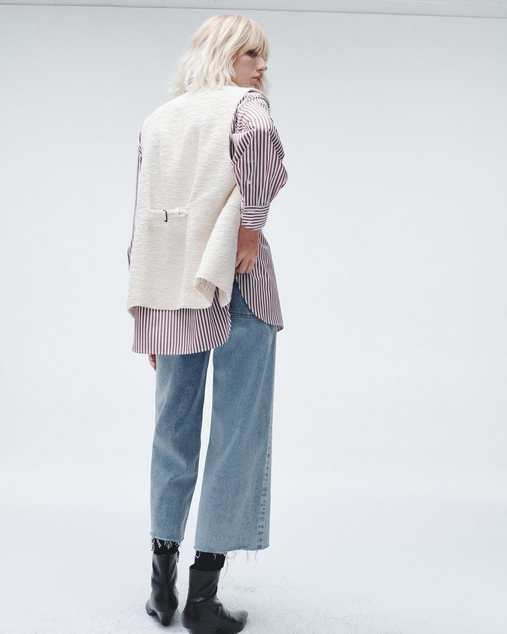 Rag & Bone High-rise Vintage Stretch Jeans Pants In Blue