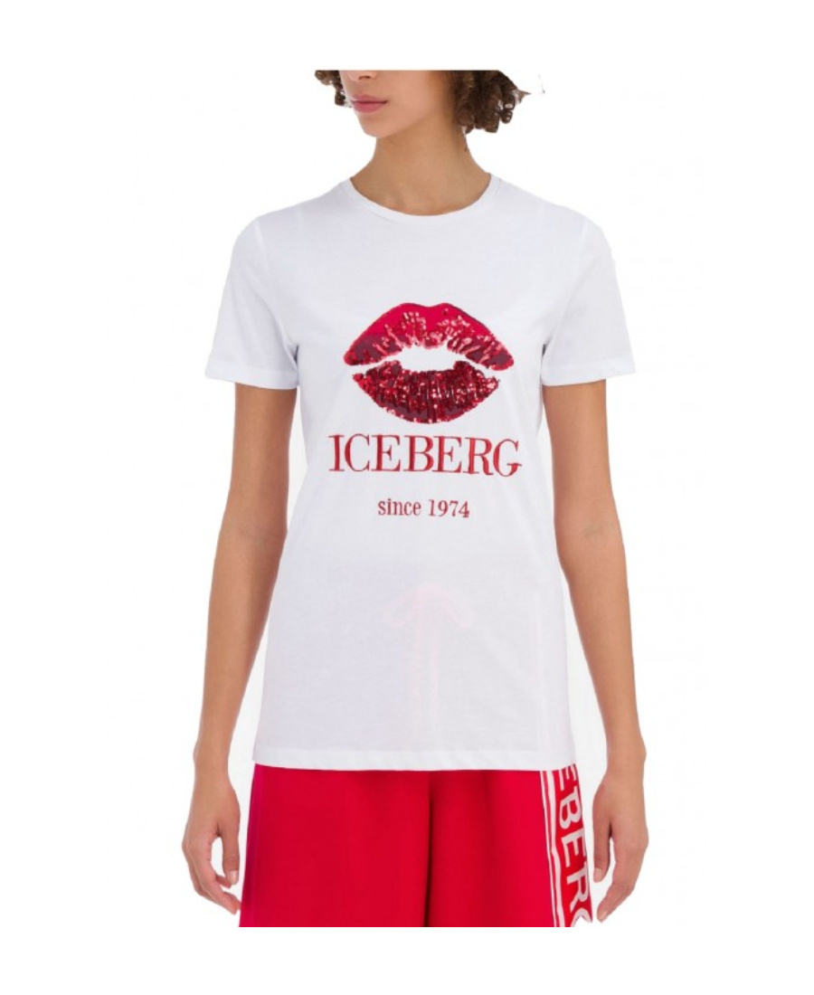 Iceberg Round-necked T-shirt In White