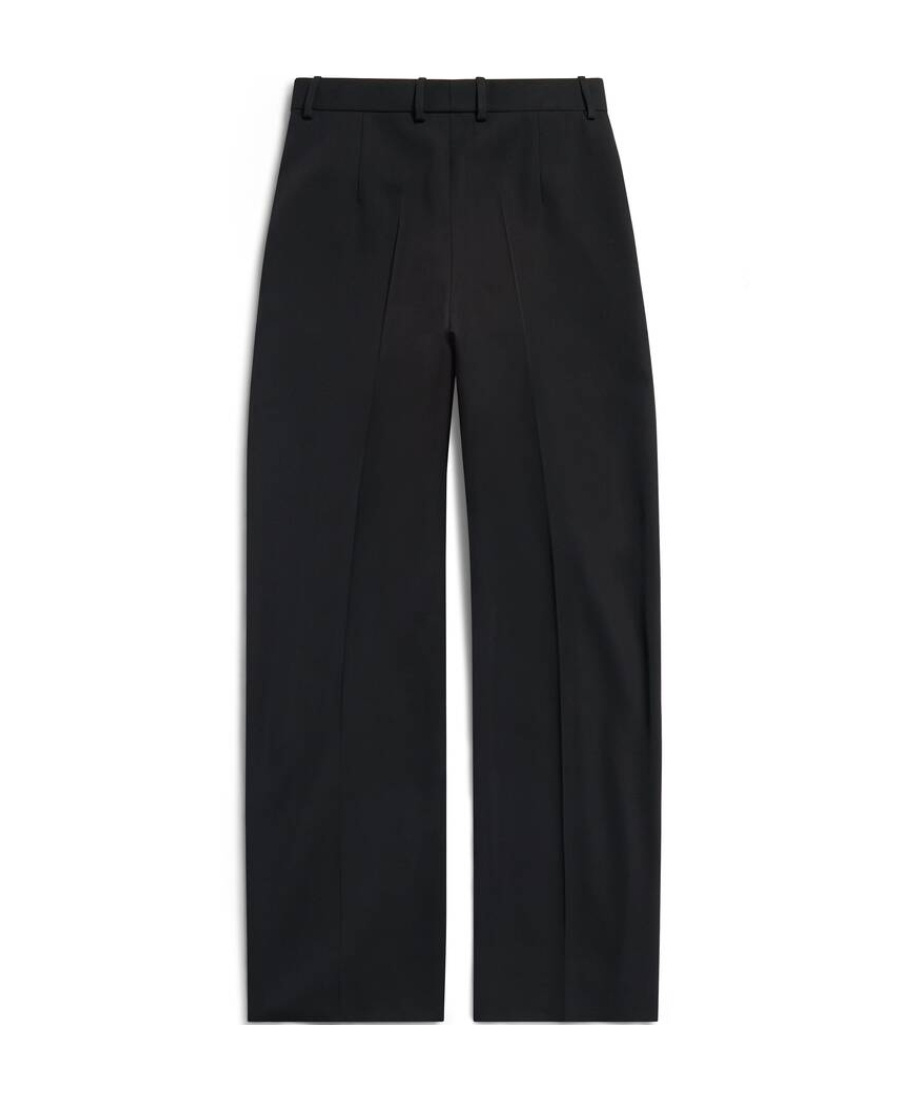 Balenciaga Straight-leg Tailored Trousers In Black