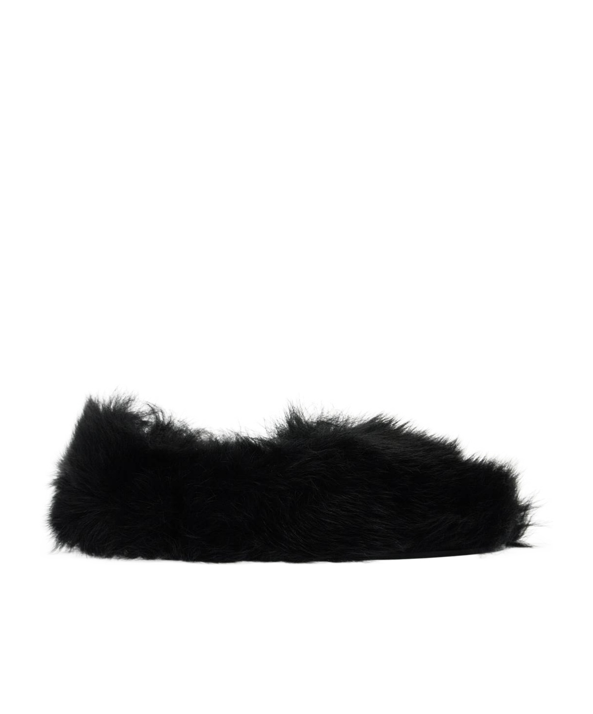 Jil Sander Fur-lined Slip-on In Black