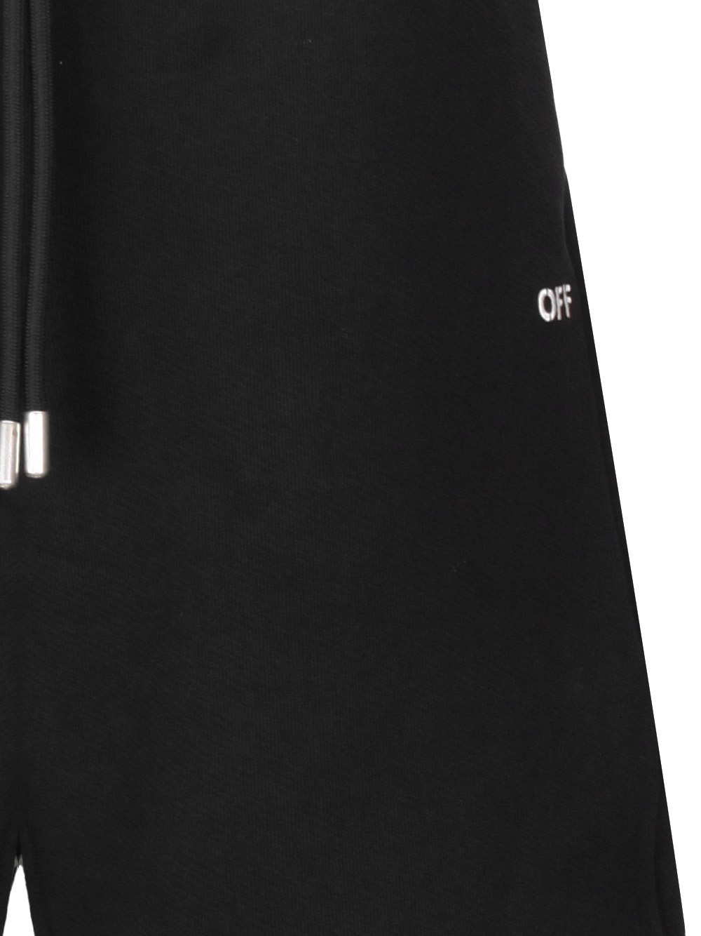 Off-white Off White "sporty Bermuda Shorts With Embroidered Arrow In Black