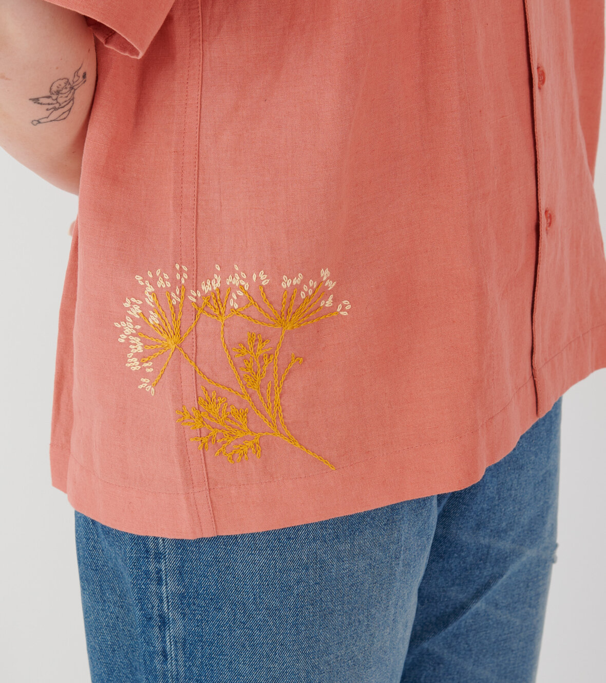 Story Mfg. Short-sleeved Shirt In Pink