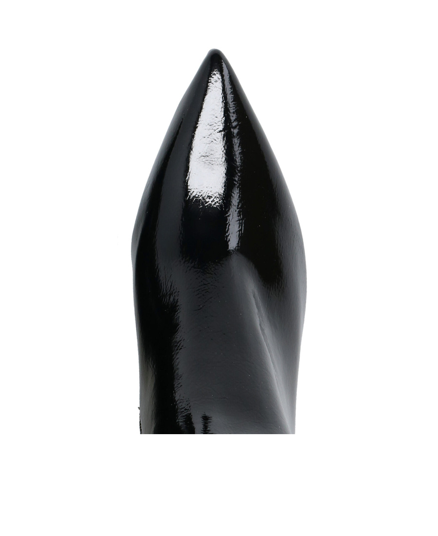 Michael Michael Kors Pointed Faux-leather 120mm Boots In Black
