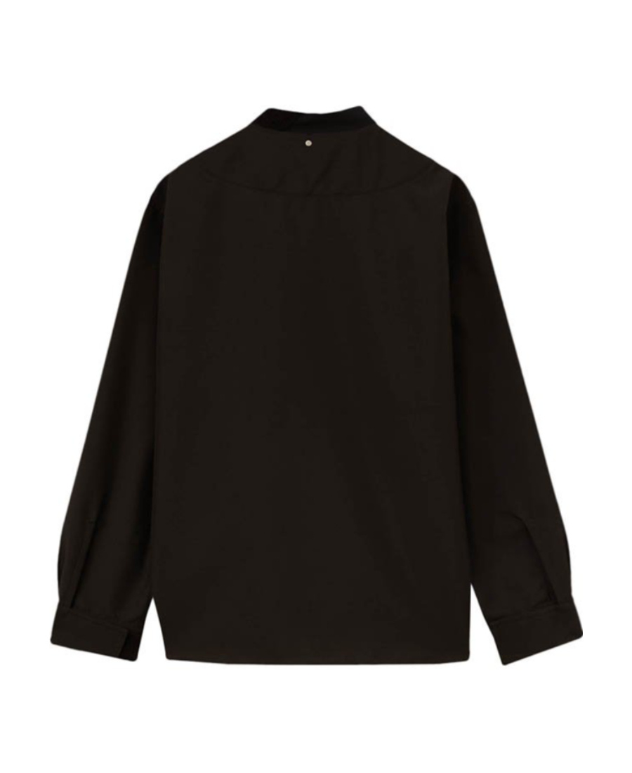 Oamc Long-sleeved Shirt In Black