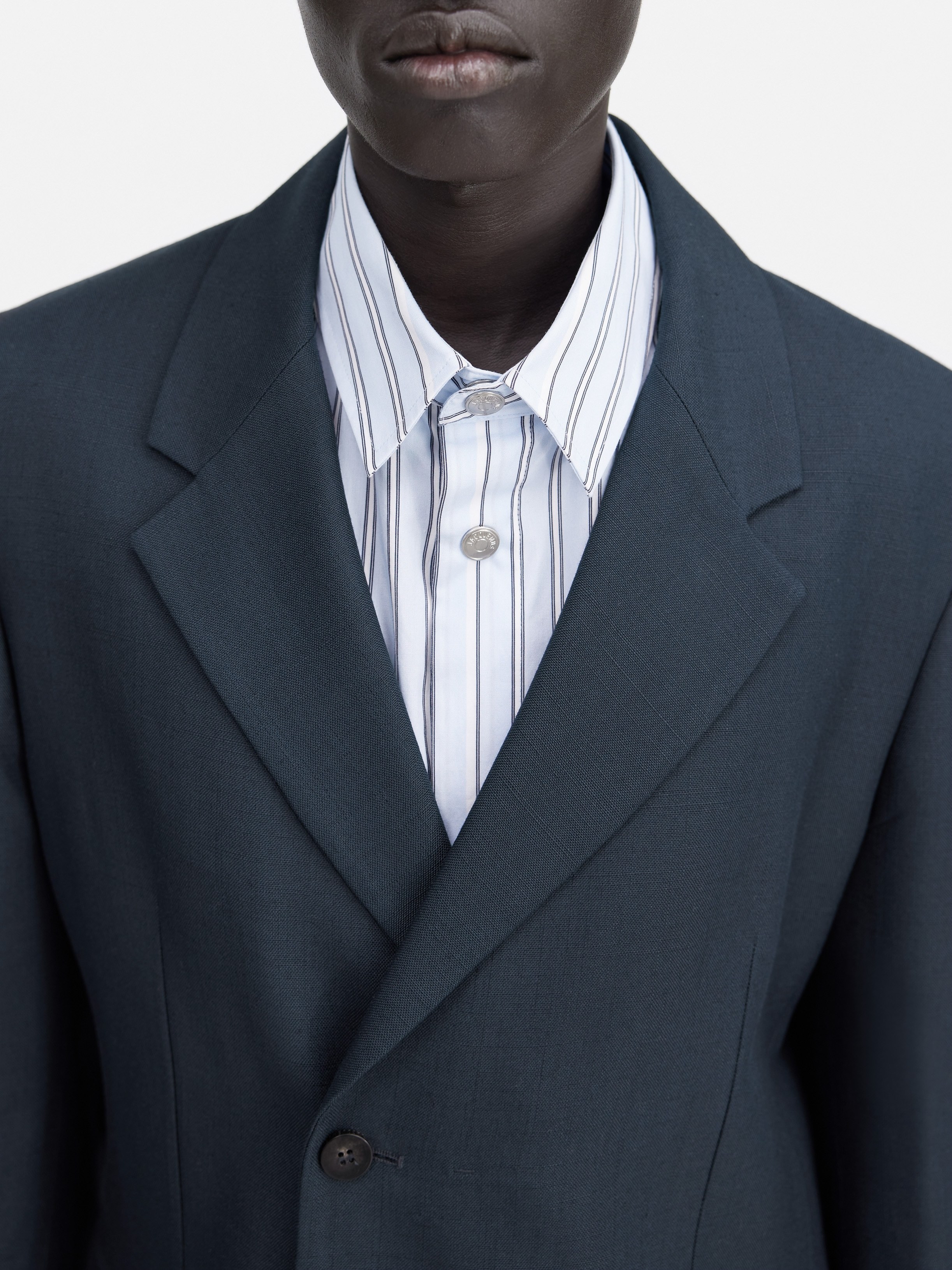 Jacquemus Double-breasted Blazer In Black