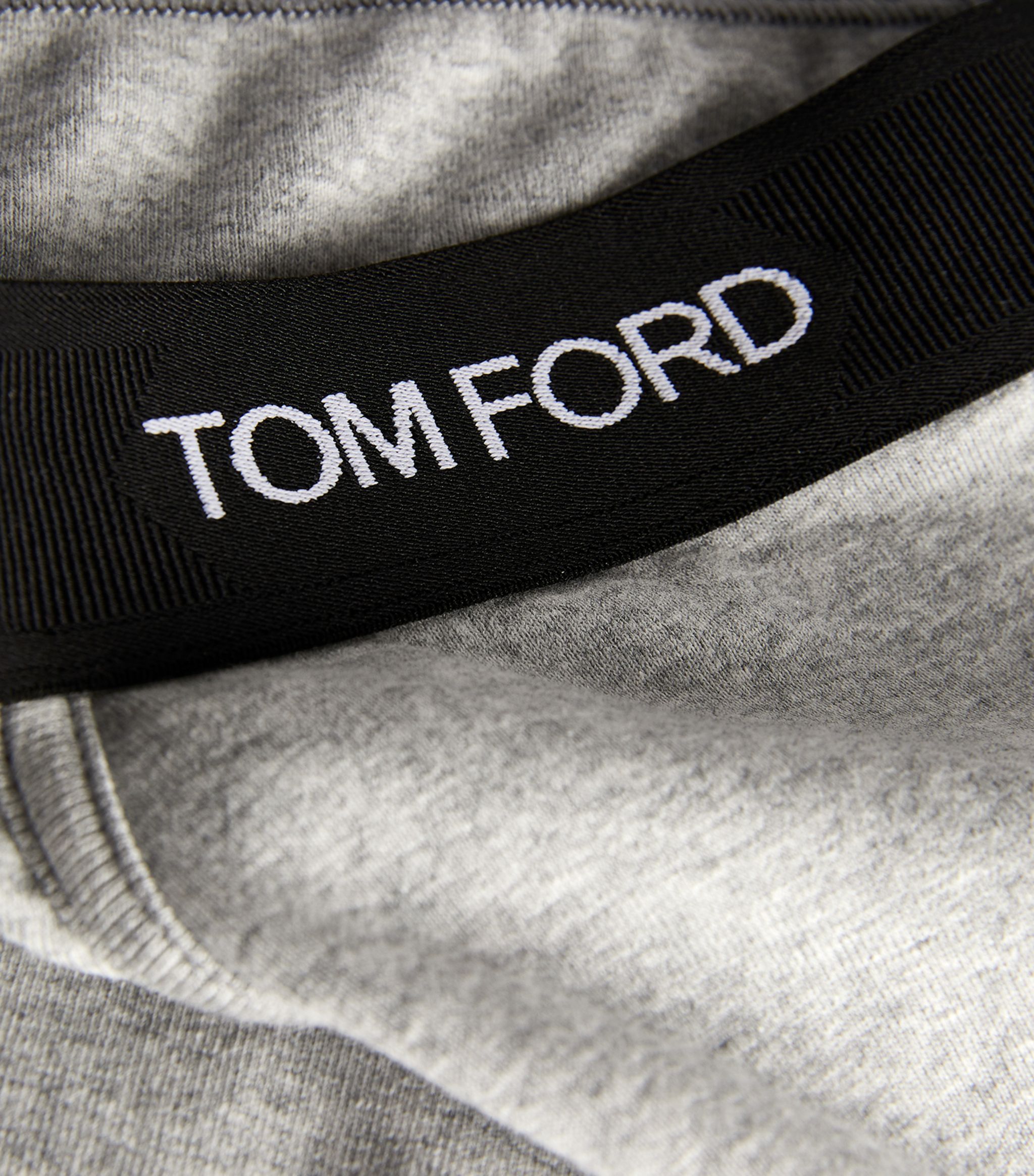 Tom Ford Set Of 2 Logo-waistband Cotton Boxer Briefs Clothing In Gray