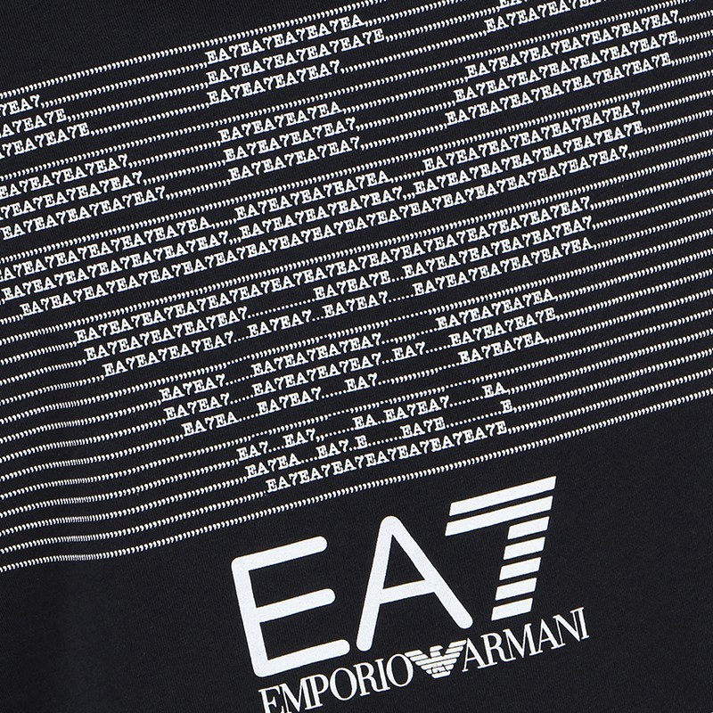 EA7 ROUND-NECKED LOGO T-SHIRT