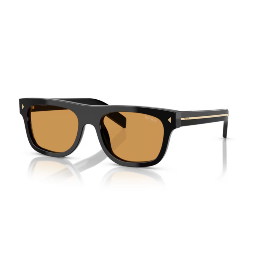 Prada Rectangle-frame Sunglasses In Black