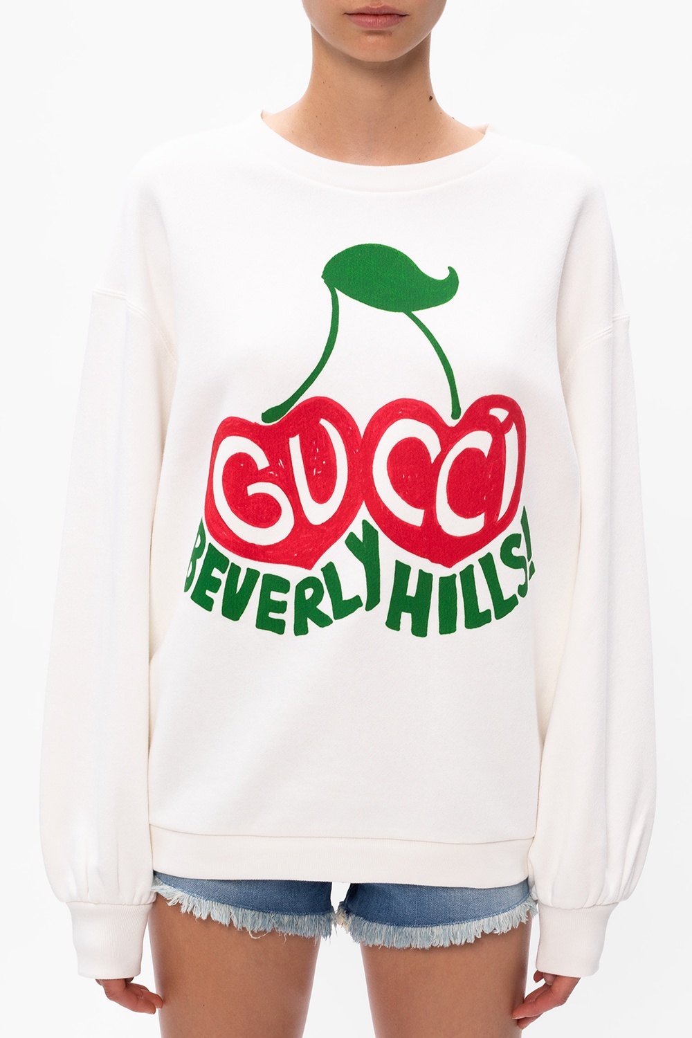 GUCCI CHERRY PRINT SWEATSHIRT