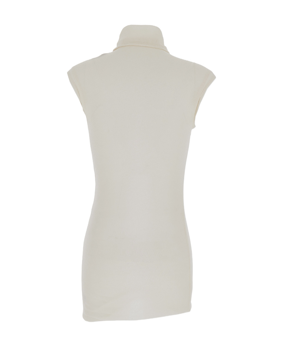 Ann Demeulemeester High-necked Vest In White