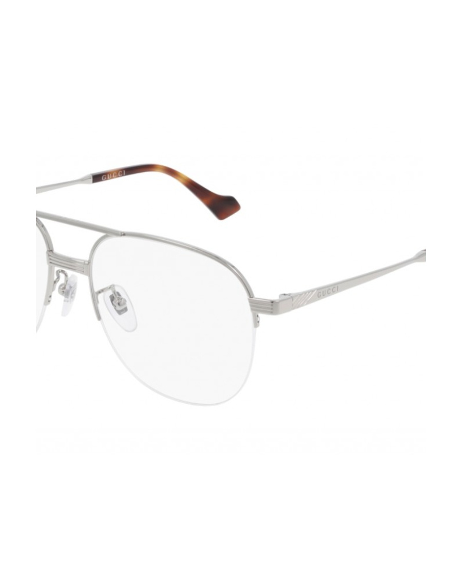 Gucci Eyewear Pilot Frame Glasses In White