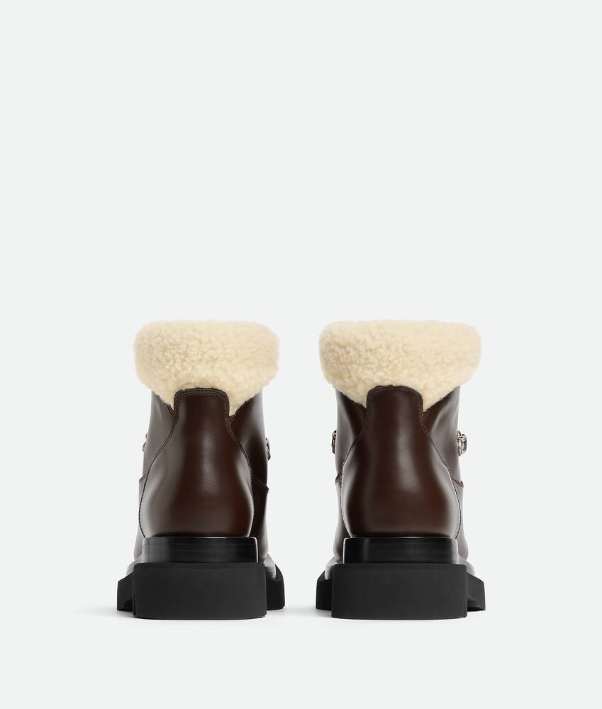 Bottega Veneta Lug Hiking Ankle Boot In Brown