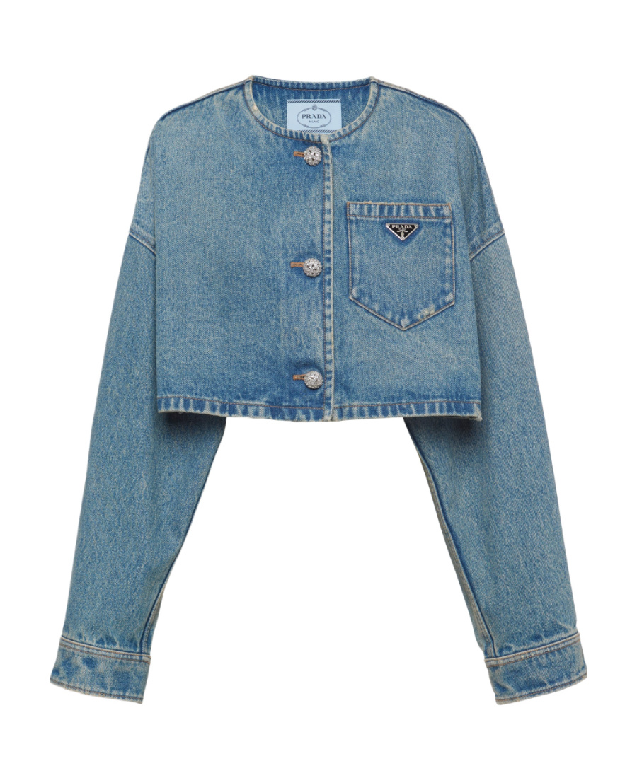 Prada Denim Blouson Jacket