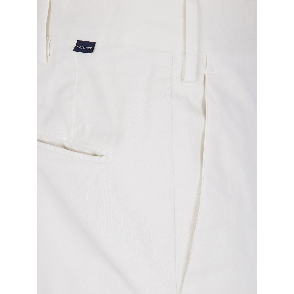 Incotex Slim Fit Trousers In White