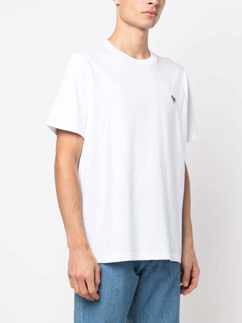 PAUL SMITH ZEBRA LOGO-PATCH T-SHIRT