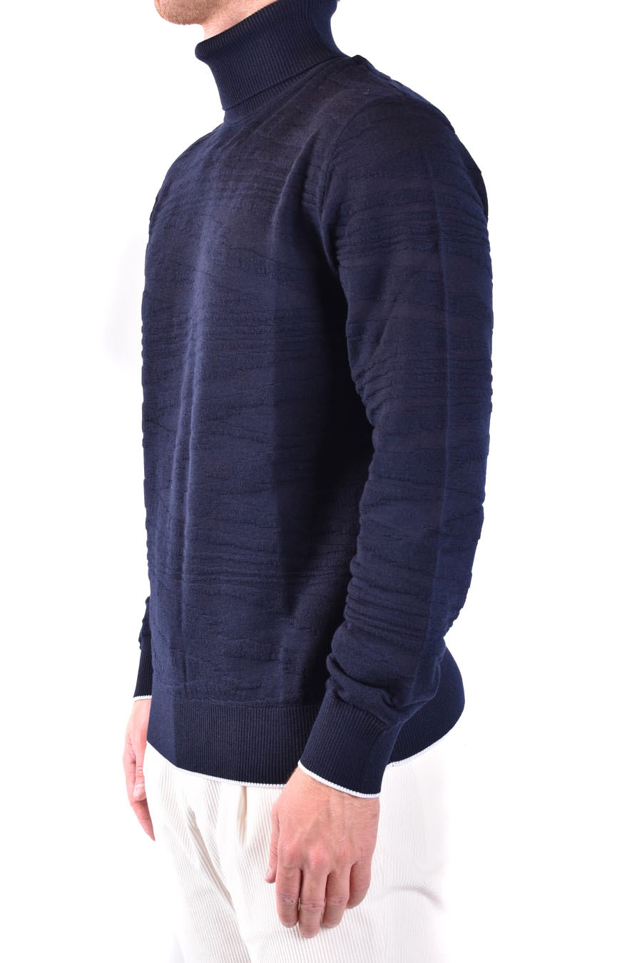 Missoni Long-sleeved High-neck Sweater In Black