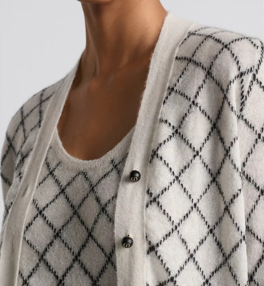 Shop Dior Twinset In White