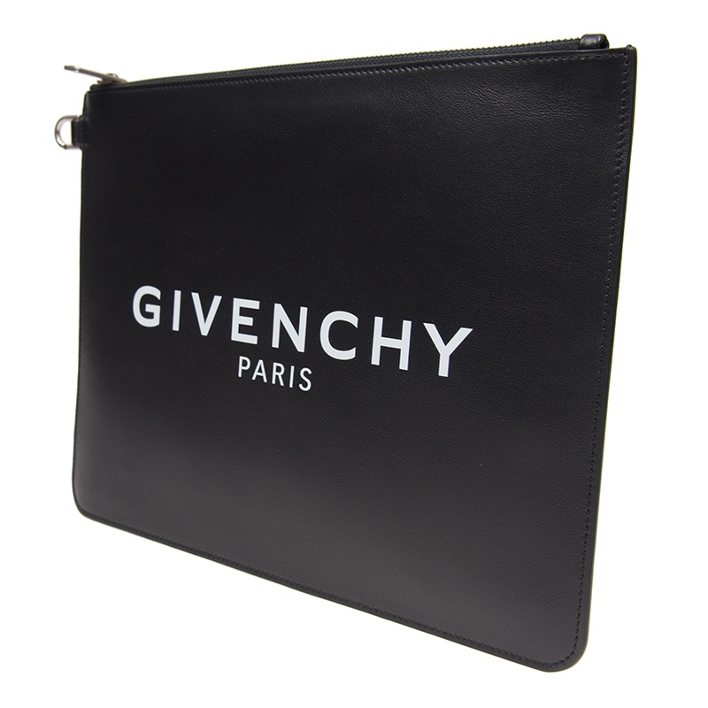 Givenchy Logo Details Handbag In Black