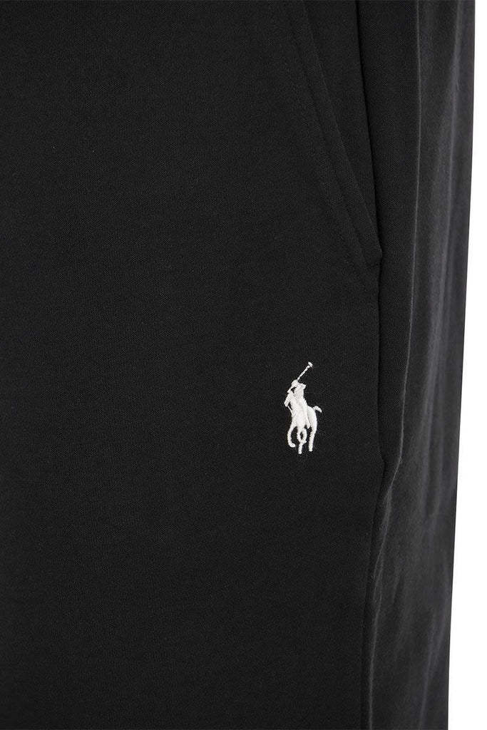 Polo Ralph Lauren Embroidered-logo Track Pants In Black