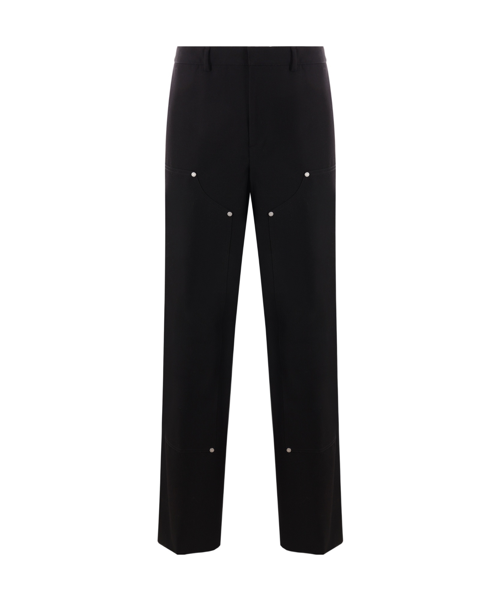 Palm Angels Monogram Workwear Pants In Black