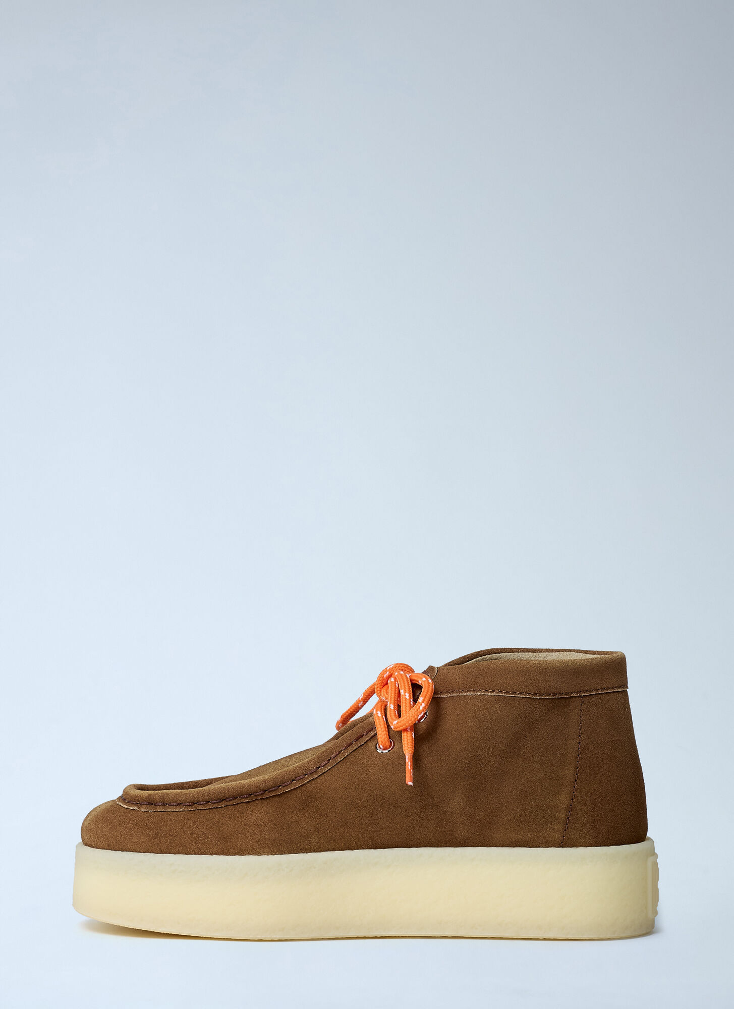 Miu Miu Suede Platform Ankle Boots In Brown