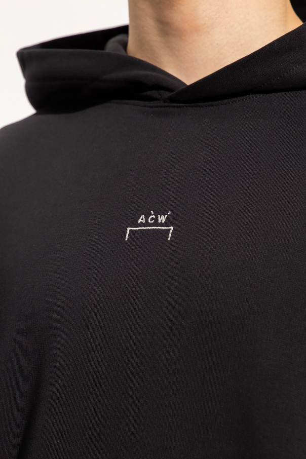 A-cold-wall* Cotton Logo-print Hoodie In Black