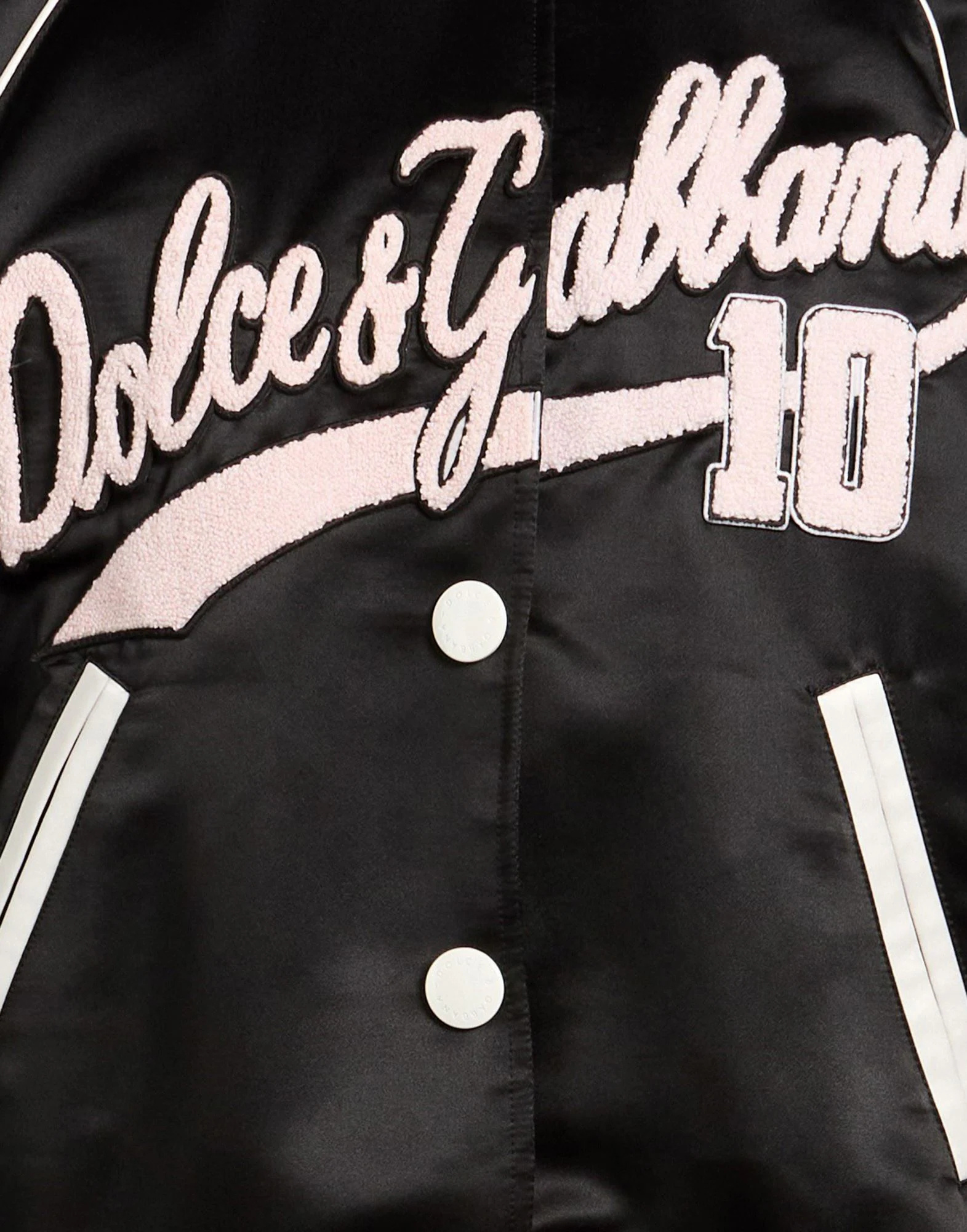 Dolce & Gabbana Varsity Jacket In Black