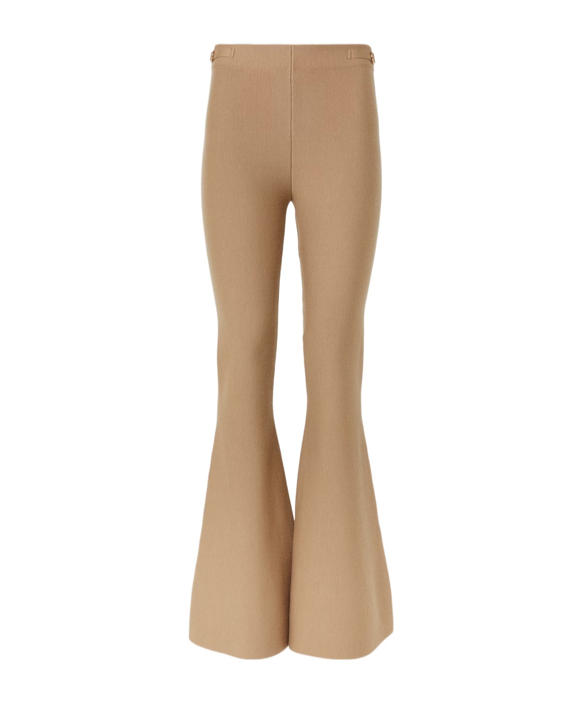 Gabriela Hearst Virgin Wool Flared Pants In Sand