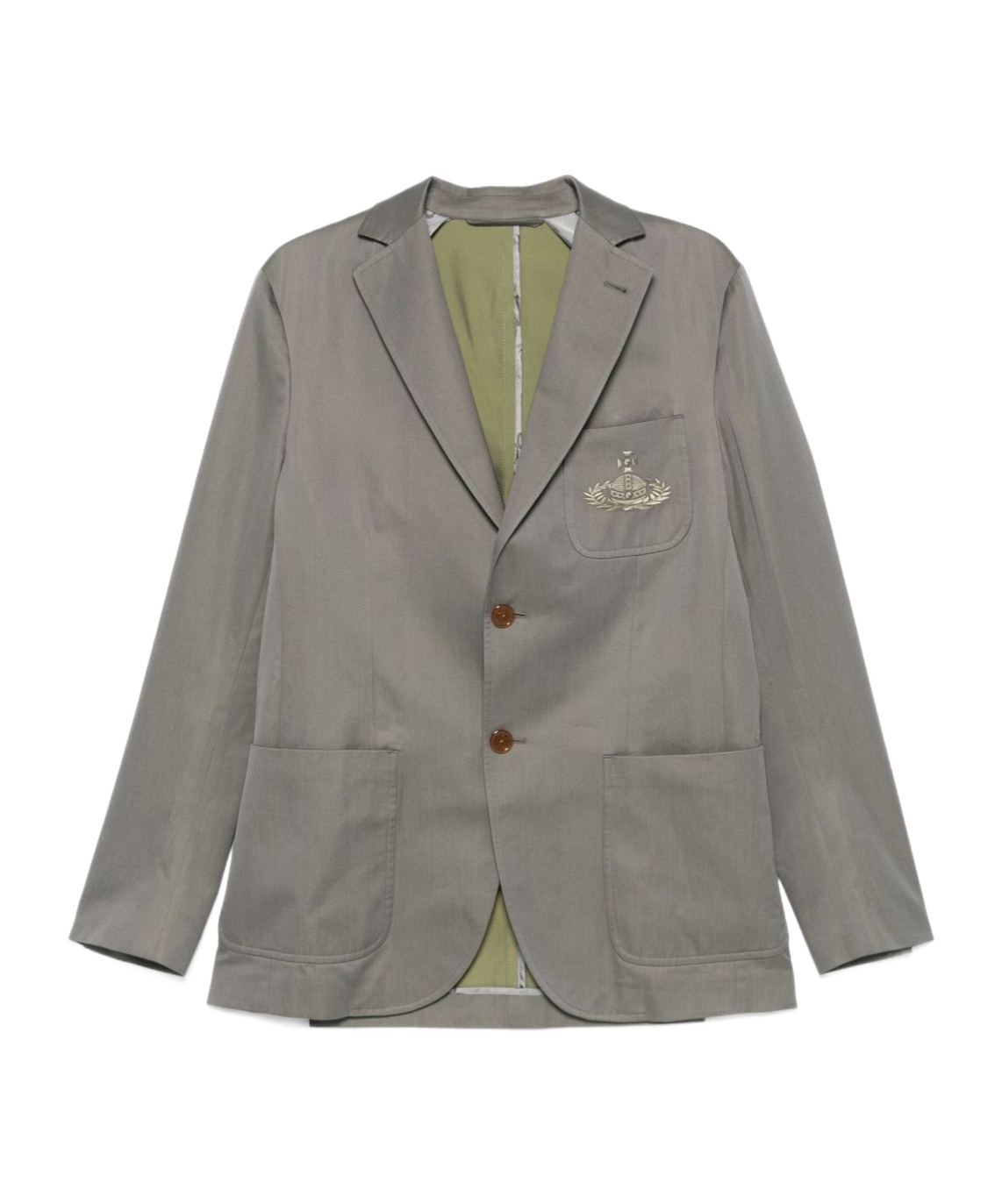 Vivienne Westwood Long-sleeved Suit Jacket In Gray