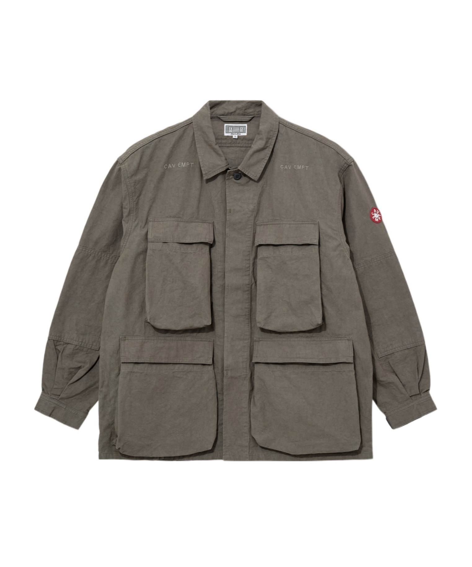Cav Empt Long Sleeve Casual Jacket In Gray