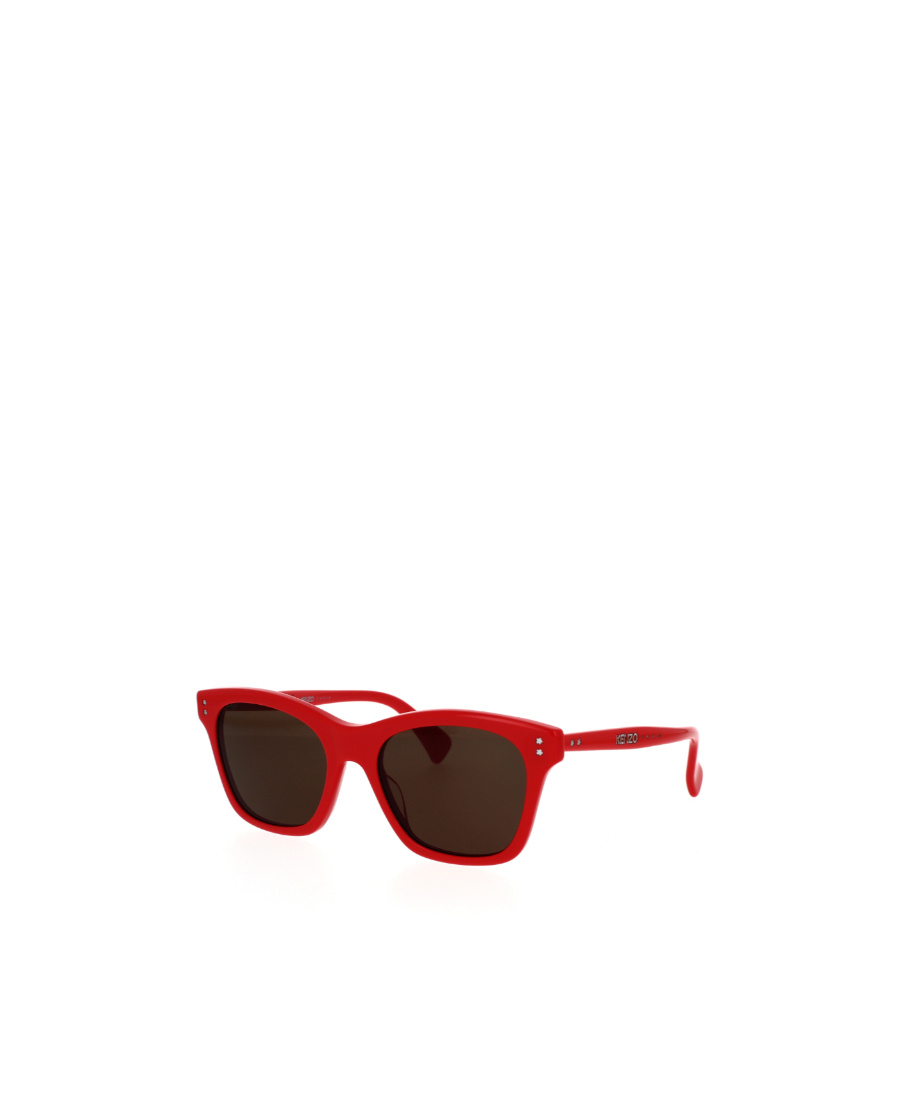 Kenzo Logo Logo Sunglasses In Red