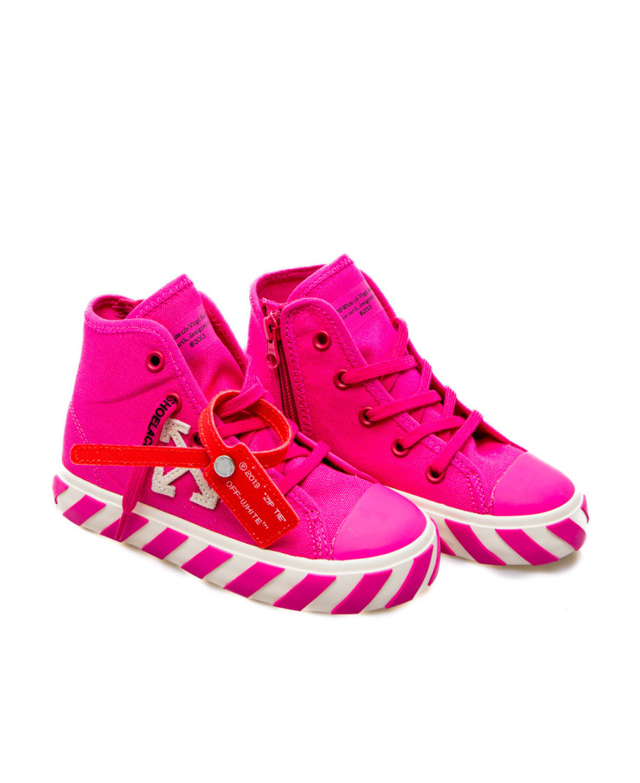 Off-white Vulcanized High-top Sneakers
