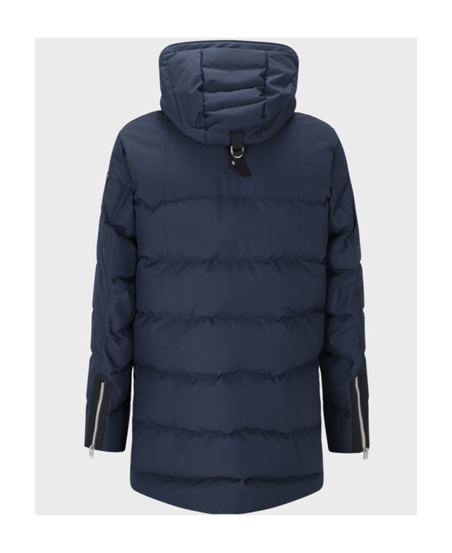 Moose Knuckles Cloud Down-filled Hooded Parka In Black