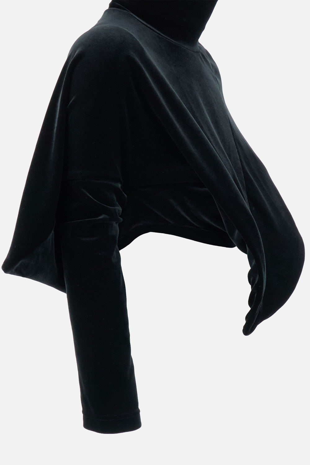 Junya Watanabe Turtleneck Top In Black