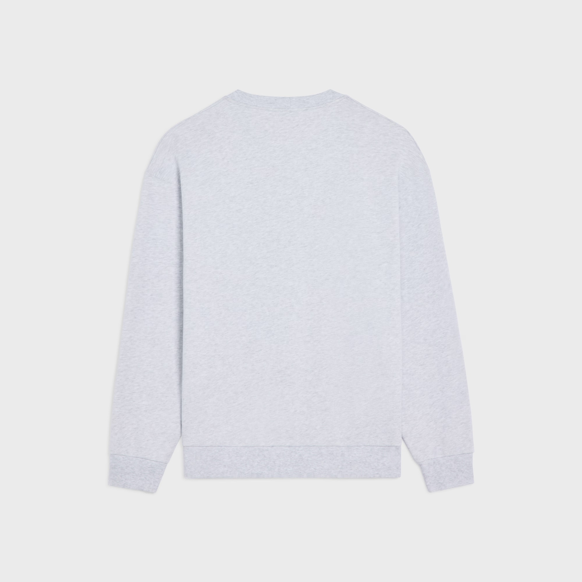Celine Loose Sweatshirt In Cotton Fleece In Blue