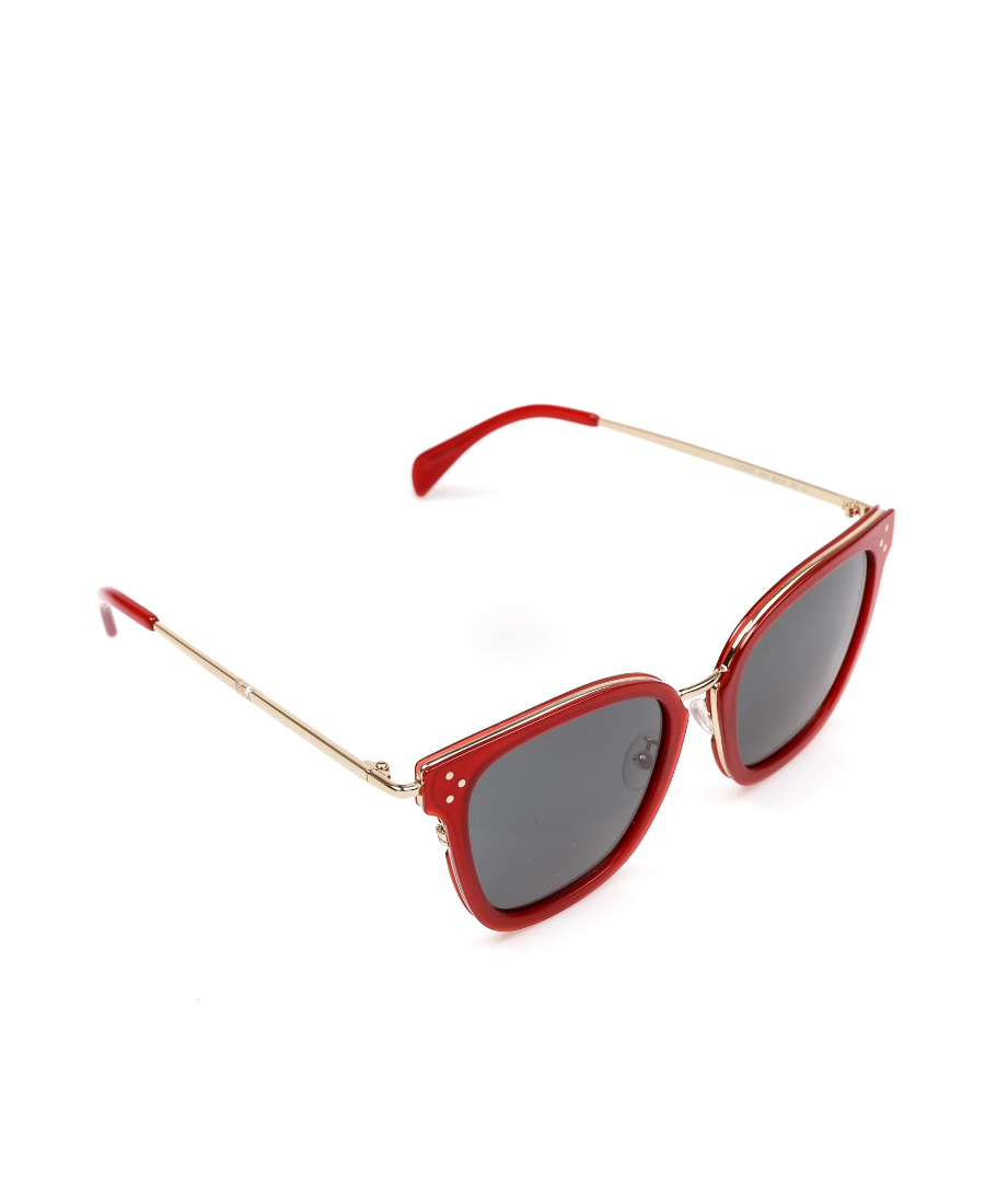 Celine Square Sunglasses In Red