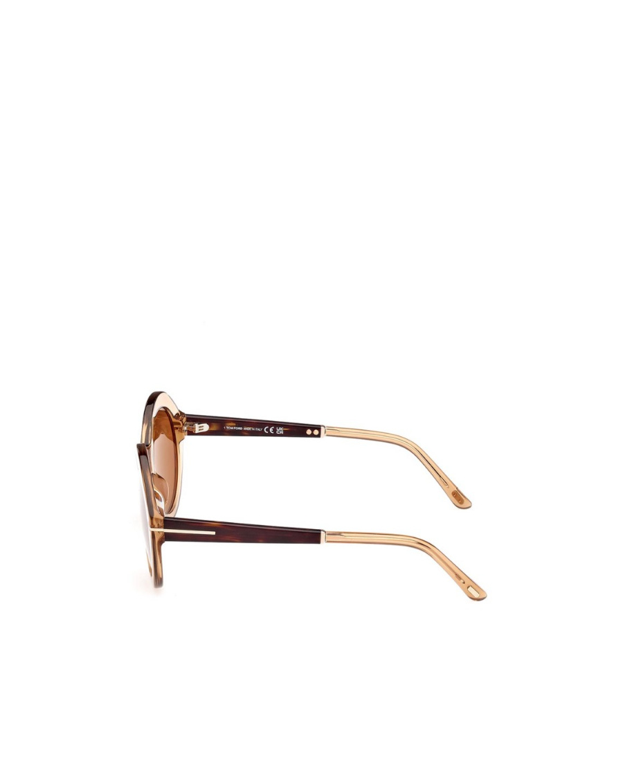 Tom Ford Eyewear Round-frame Sunglasses In Gold