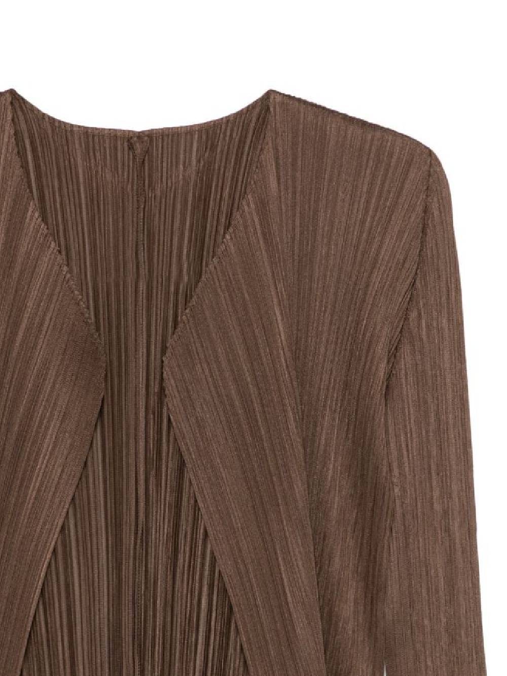 ISSEY MIYAKE PLISSÉ-EFFECT JACKET
