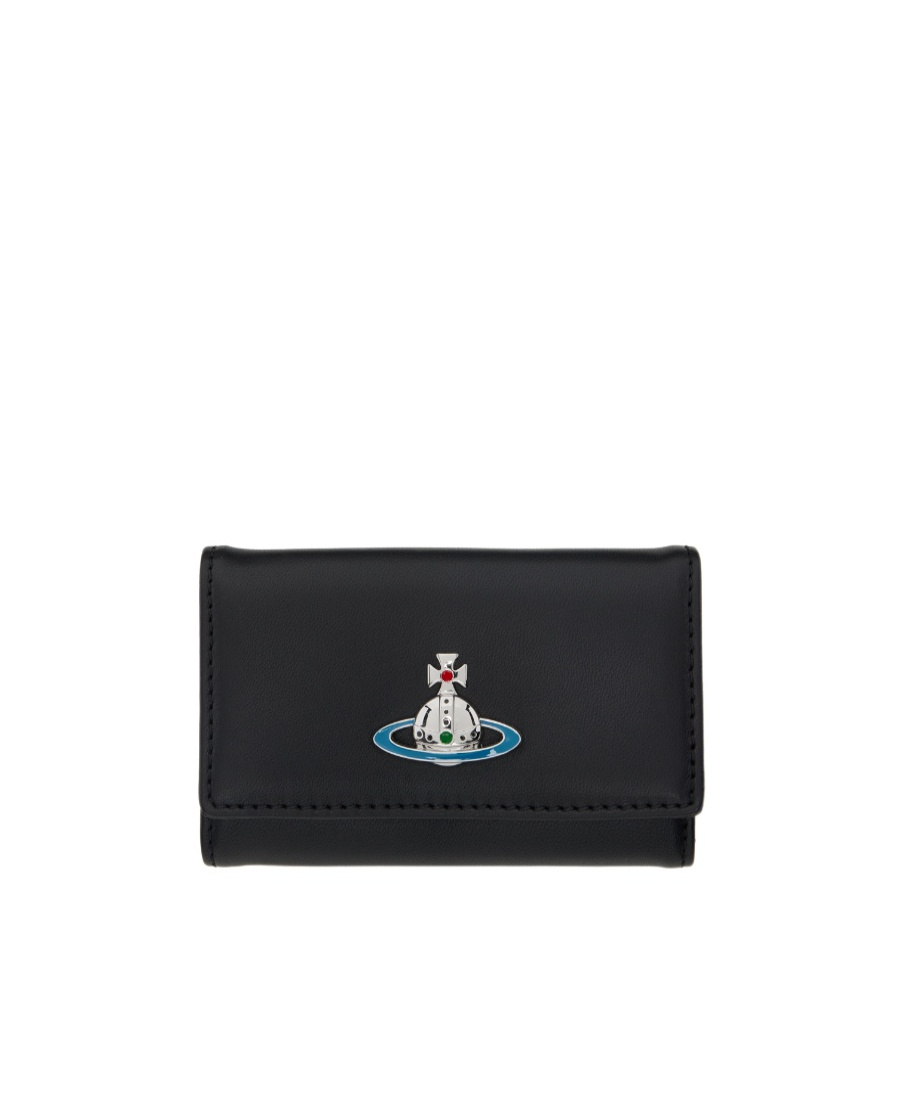 Vivienne Westwood Orb Key Bag In Black