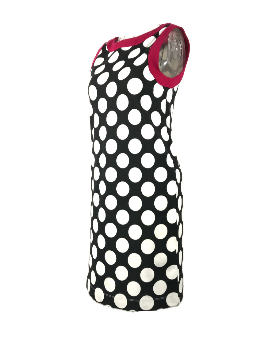 Moschino Logo Dress In White