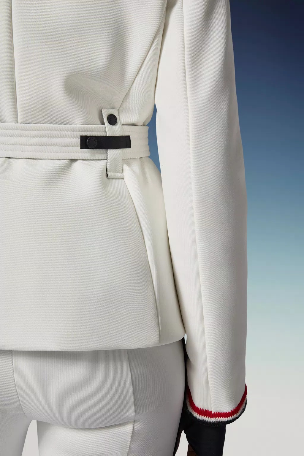 Moncler Versatile Quilted Rider's Coat In White