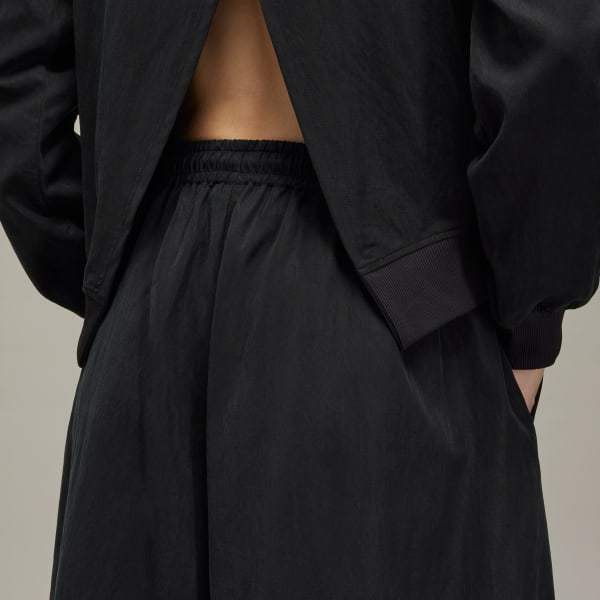 Shop Y-3 Twill Shorts In Black