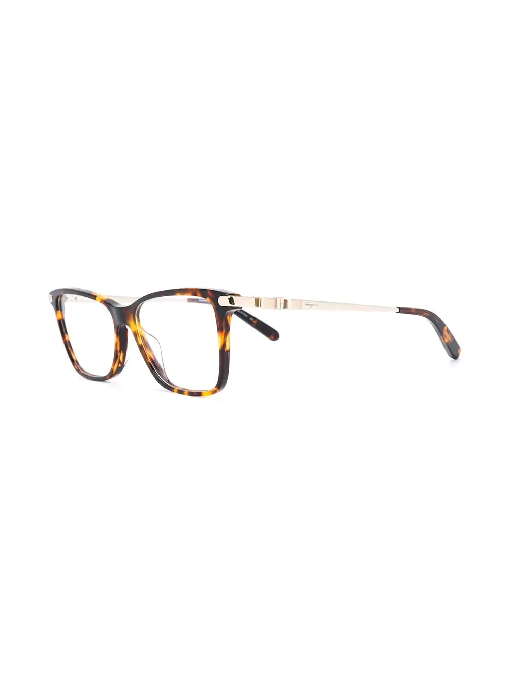 Ferragamo Square-frame Glasses In Black