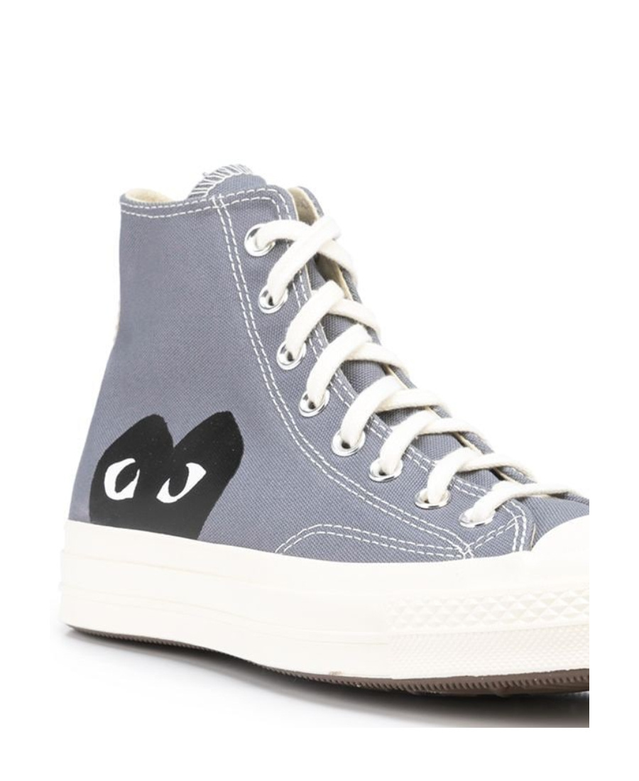 COMME DES GARÇONS PLAY X CONVERSE HIGH-TOP SNEAKERS