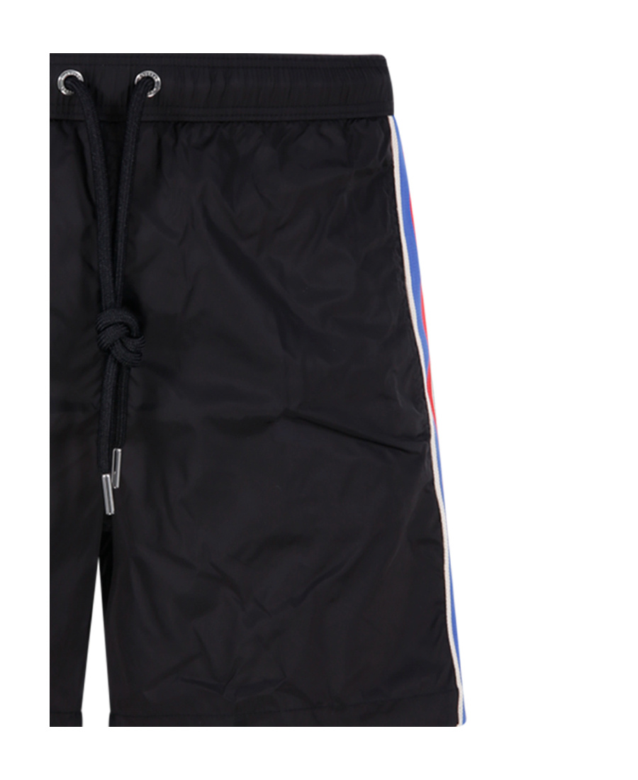Moncler Drawstring Swimsuit In Black