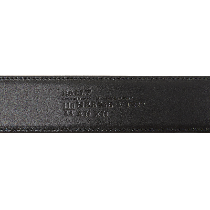 Bally Logo Belt In Blue