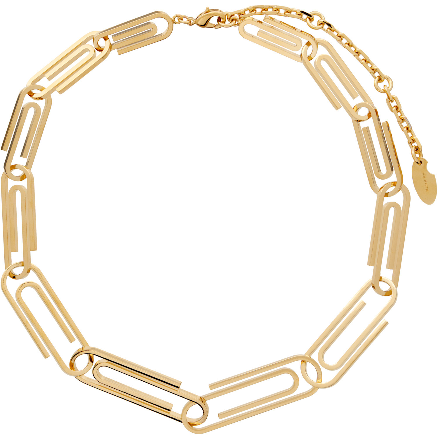 Off-white Paperclip Chain Necklace