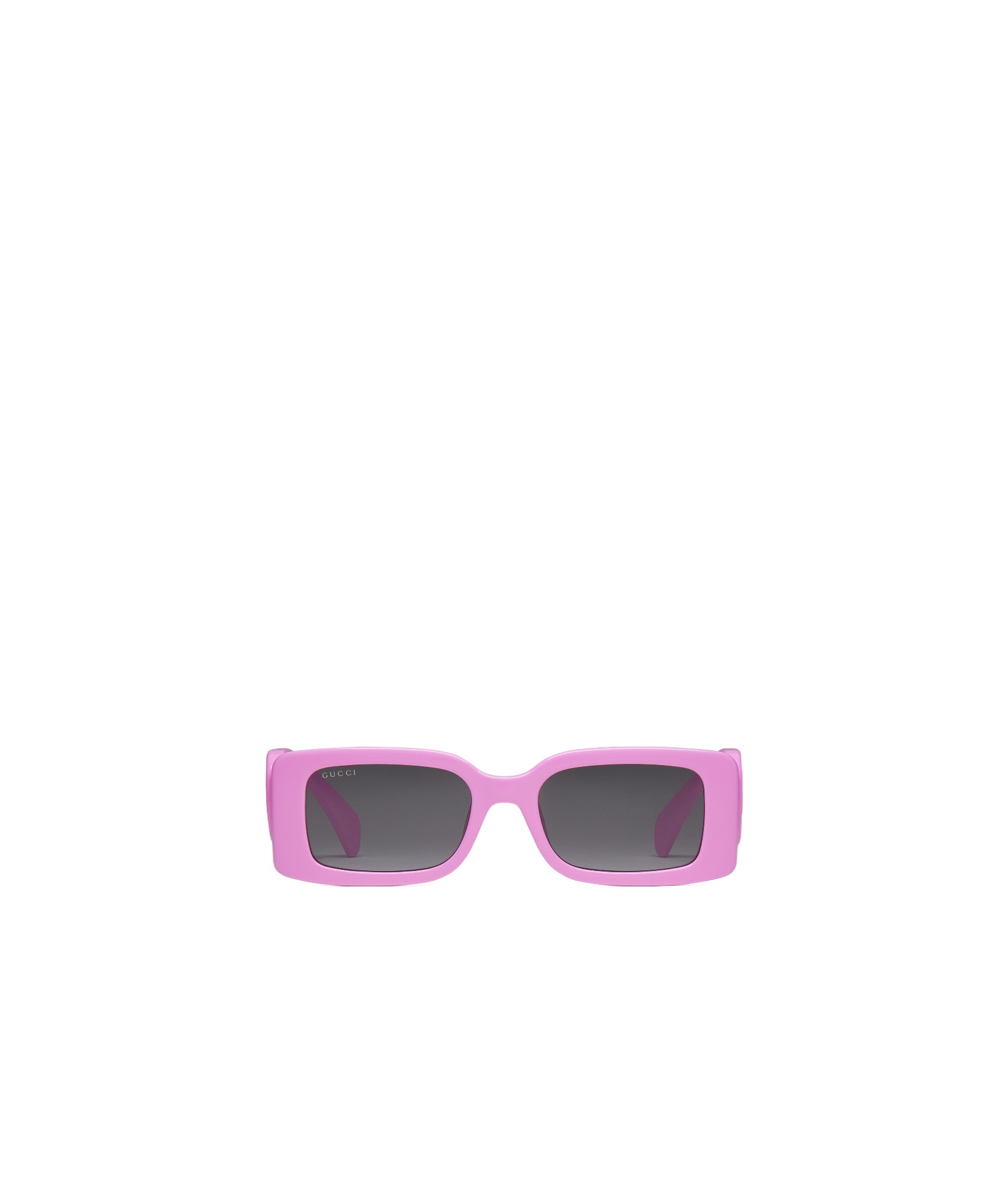 Gucci Interlocking G Rectangle-frame Sunglasses In Pink