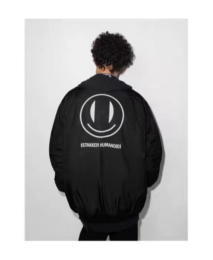 Raf Simons Zipper Casual Jacket In Black